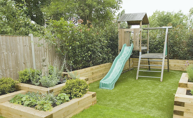 A child friendly garden design